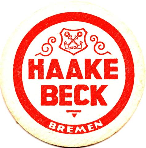 bremen hb-hb haake rund 2ab (215-haake beck bremen-rot)